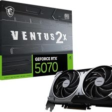 MSI Gaming RTX 5070 12G Ventus 2X OC grafik kartasi (12GB GDDR7, 192-bit, ekstremal ishlash: 2557 MGts, DisplayPort x3 2.1a, HDMI 2.1b, NVIDIA Blackwell