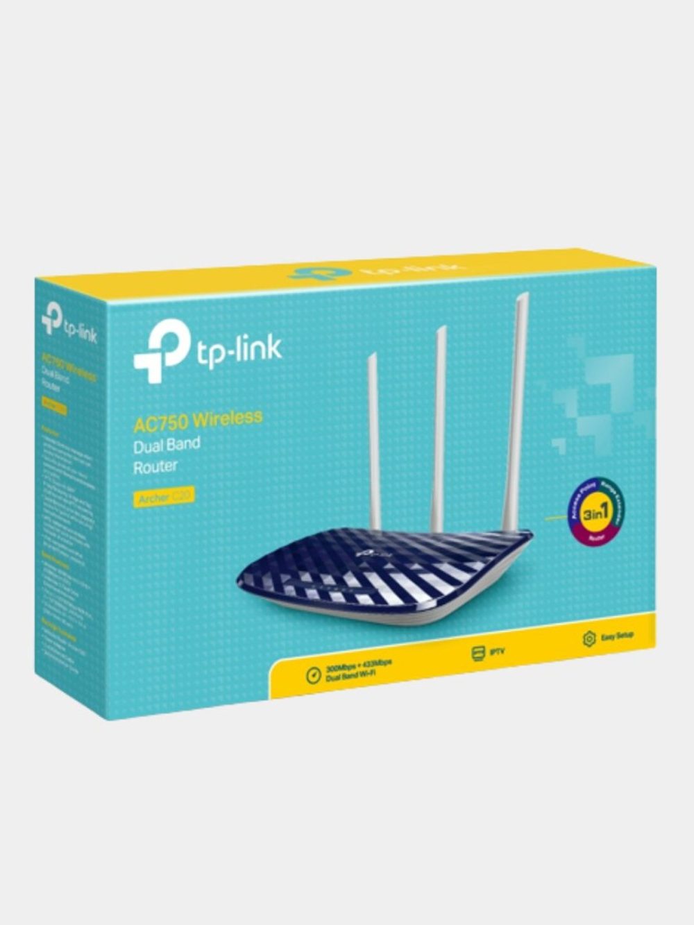 Ikki tarmoqli Wi-Fi router TP-LINK Archer C20