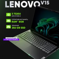 Noutbuk LENOVO V15 AMD R3-7320U 8GB 256GB 15,6 FHD BUSINESS BLACK WINDOWS 11