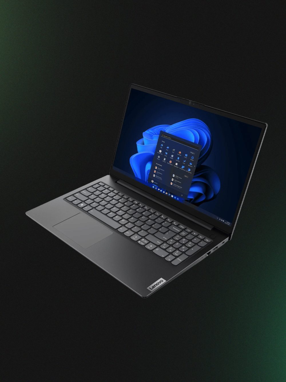 Noutbuk LENOVO V15 AMD R3-7320U 8GB 256GB 15,6 FHD BUSINESS BLACK WINDOWS 11 - Image 2