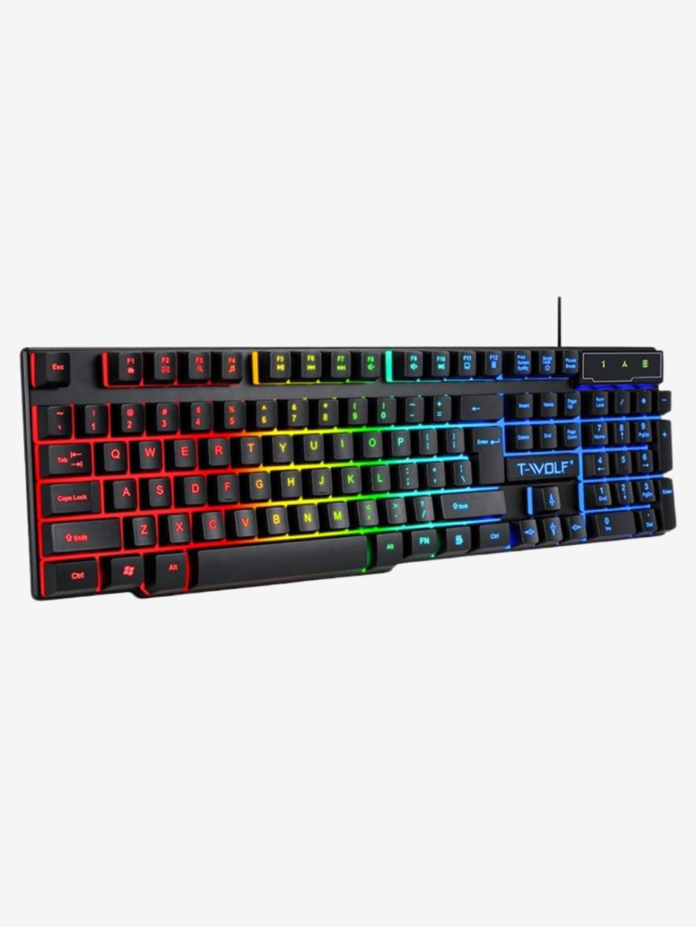 RGB yoritgichli, LED yoritgichli smart o‘yin klaviaturasi va sichqoncha - Image 4