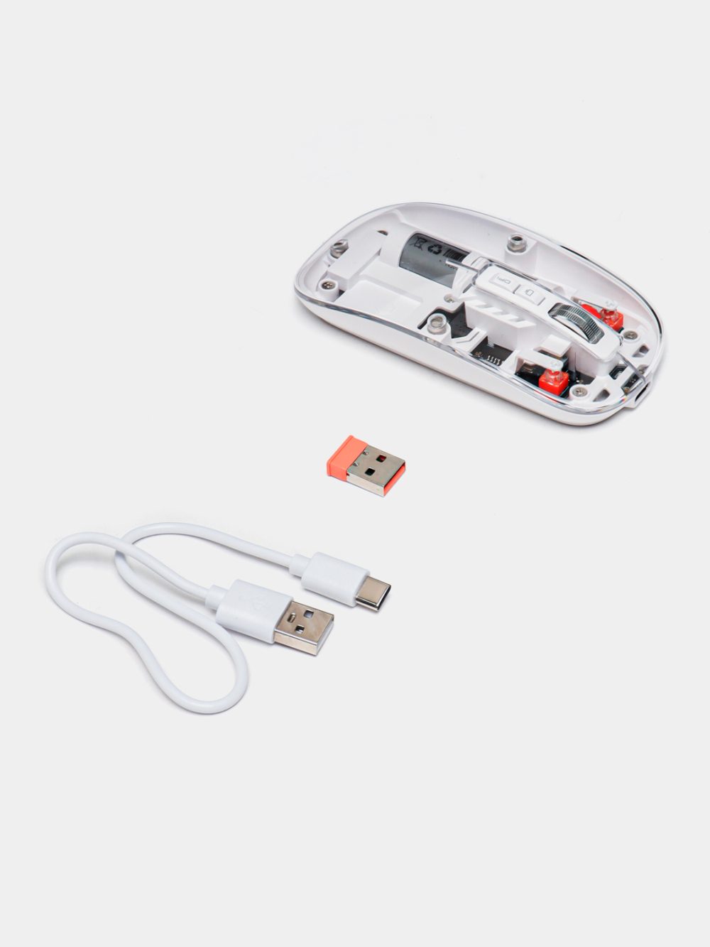 Simsiz kompyuter sichqonchasi, Wireless Dual-Mode Mouse (2.4G + Bluetooth 5.0) - Image 3